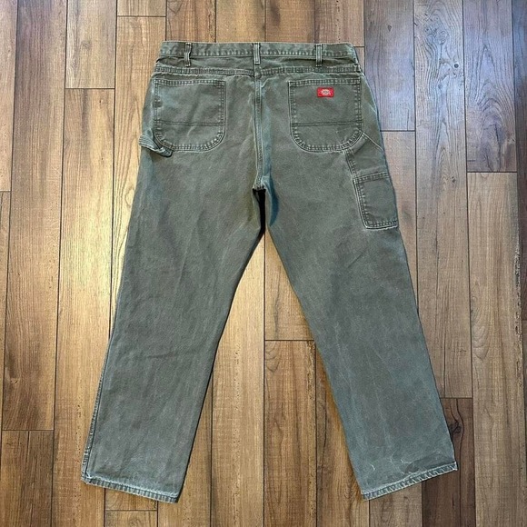 Vintage dickies green baggy carpenter jeans size 40 x‎ 32 - Picture 1 of 6